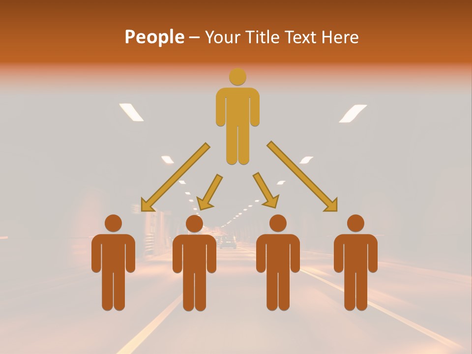 Blur Road Automobile PowerPoint Template
