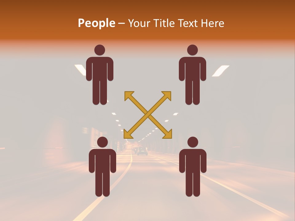Blur Road Automobile PowerPoint Template