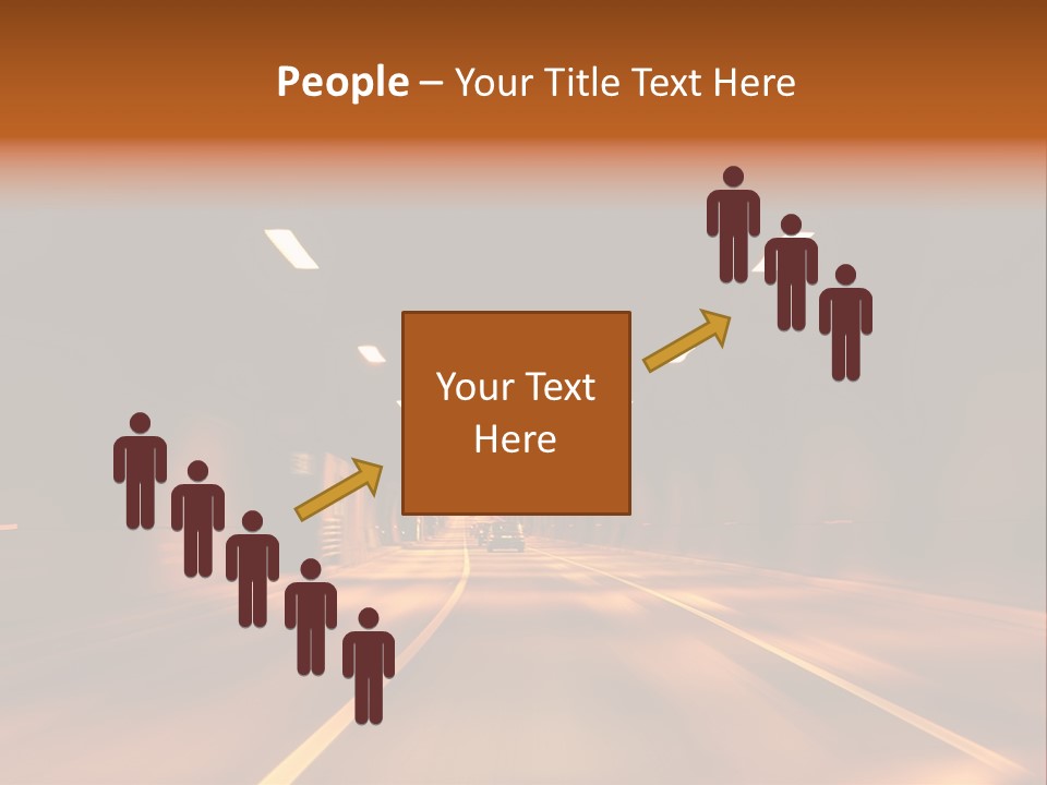 Blur Road Automobile PowerPoint Template
