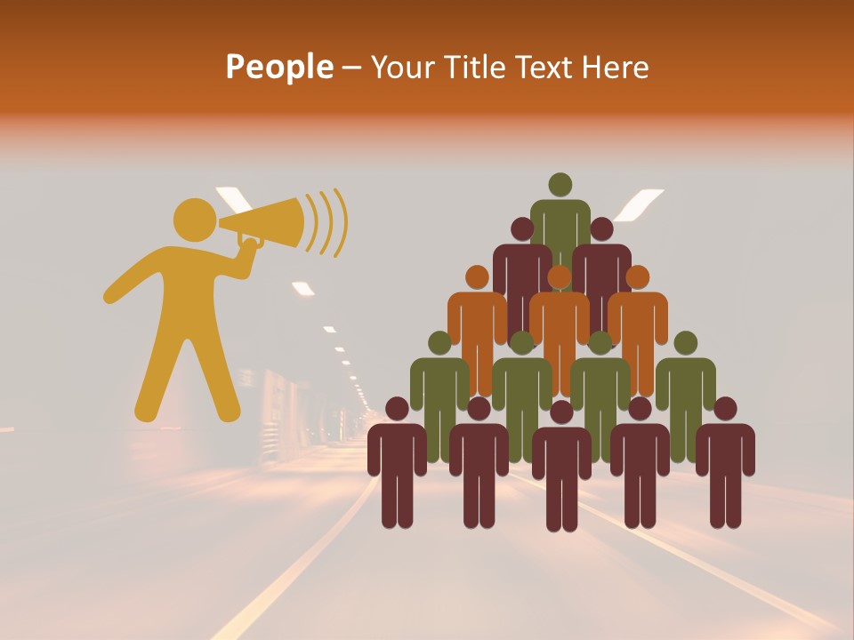 Blur Road Automobile PowerPoint Template