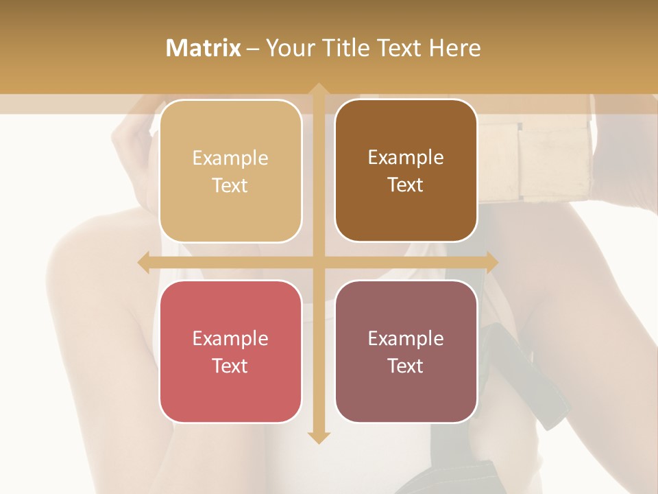 Braces White Hold PowerPoint Template