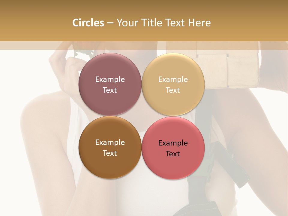 Braces White Hold PowerPoint Template