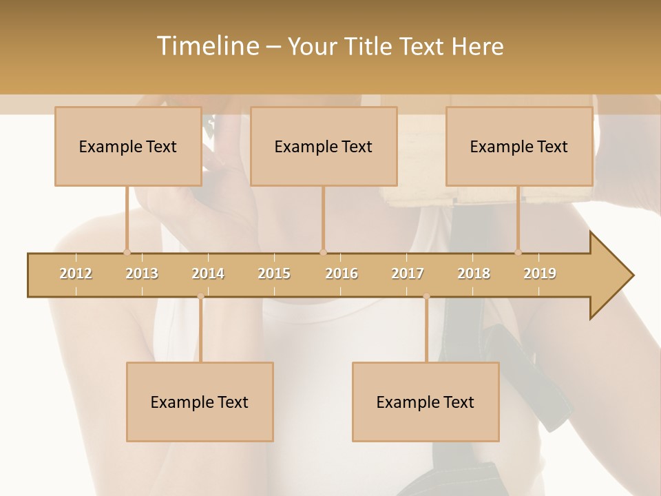 Braces White Hold PowerPoint Template