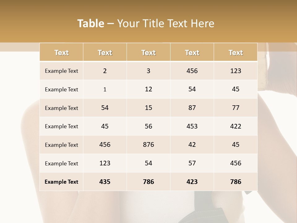 Braces White Hold PowerPoint Template