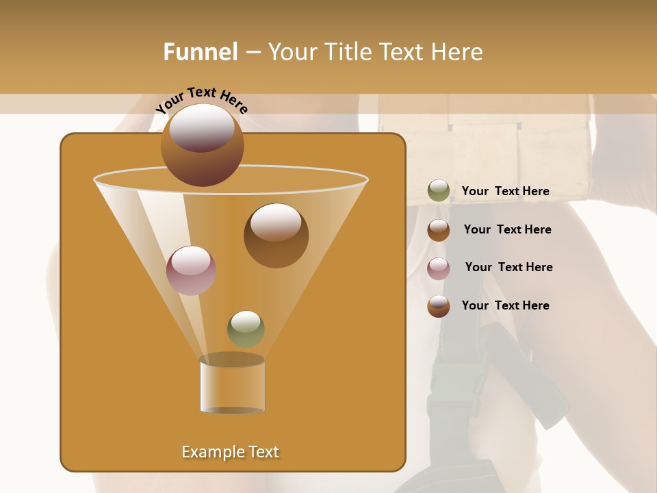 Braces White Hold PowerPoint Template