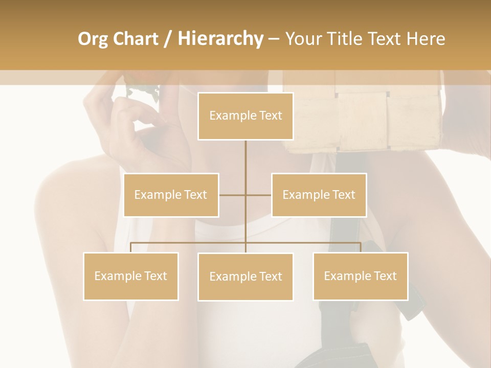 Braces White Hold PowerPoint Template