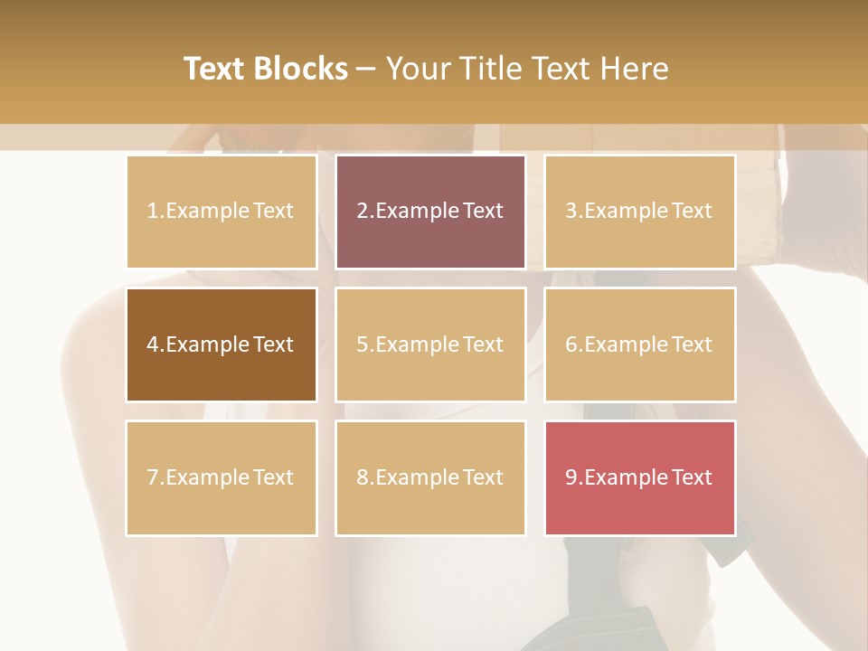 Braces White Hold PowerPoint Template