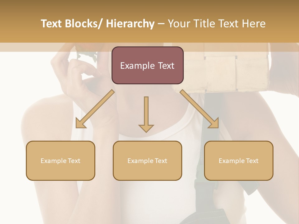 Braces White Hold PowerPoint Template