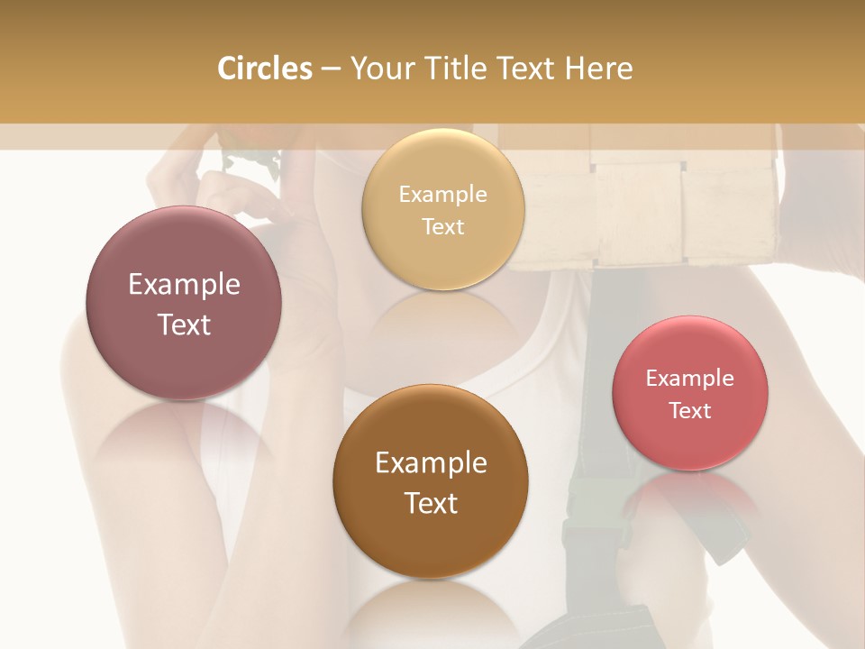 Braces White Hold PowerPoint Template