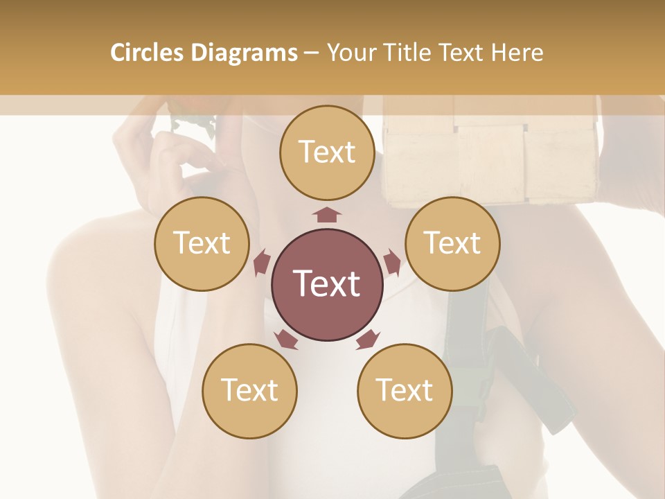 Braces White Hold PowerPoint Template