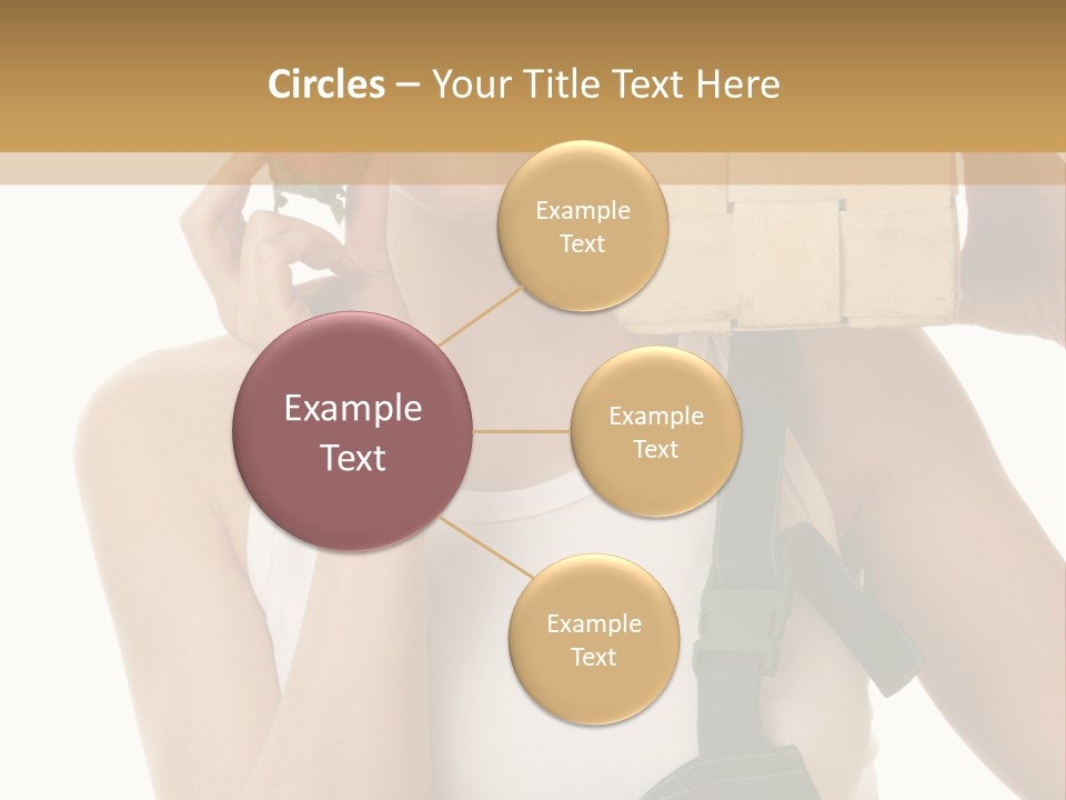 Braces White Hold PowerPoint Template