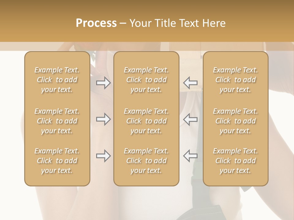 Braces White Hold PowerPoint Template