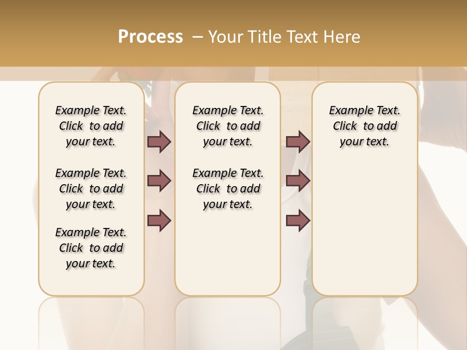 Braces White Hold PowerPoint Template