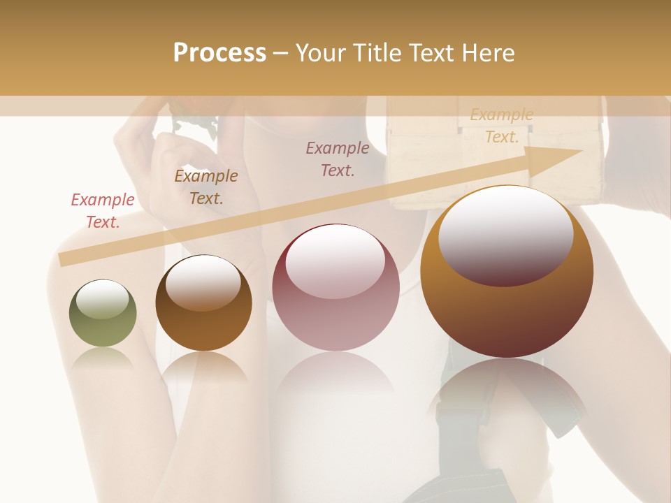Braces White Hold PowerPoint Template