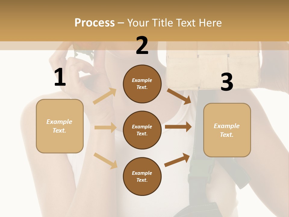 Braces White Hold PowerPoint Template