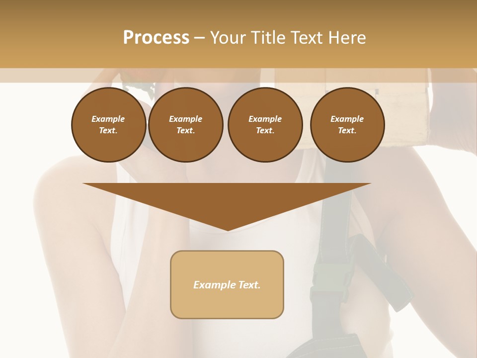 Braces White Hold PowerPoint Template