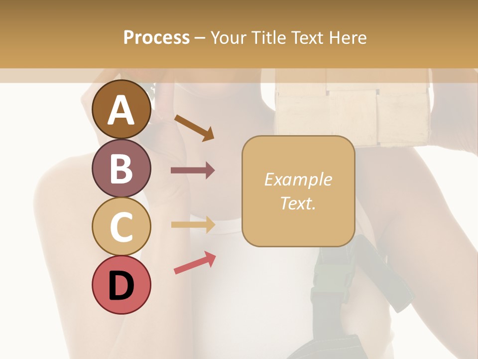 Braces White Hold PowerPoint Template