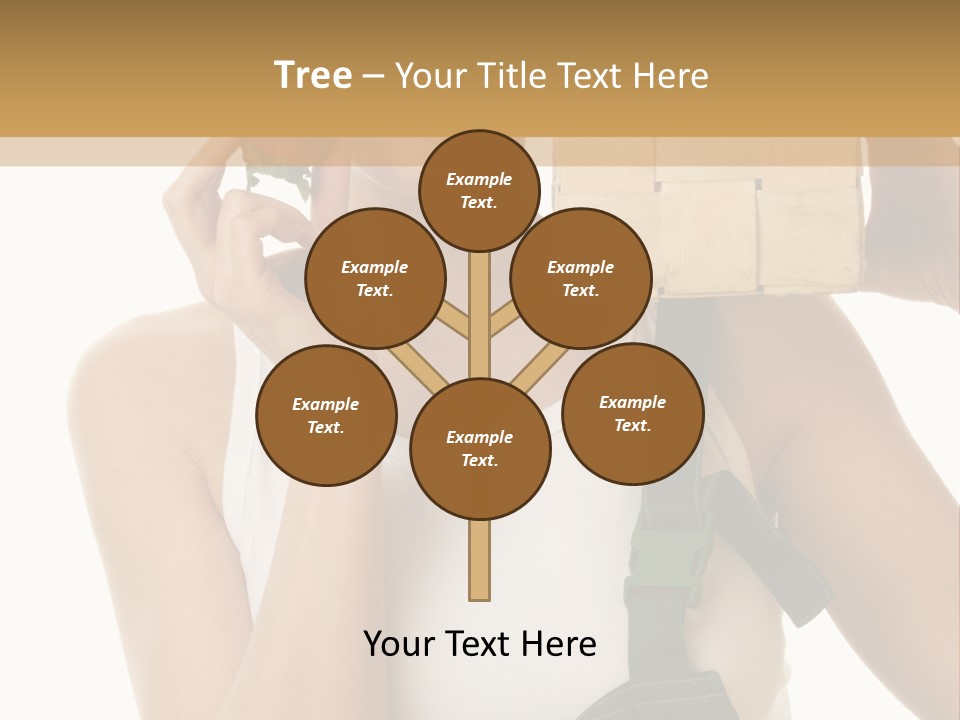 Braces White Hold PowerPoint Template