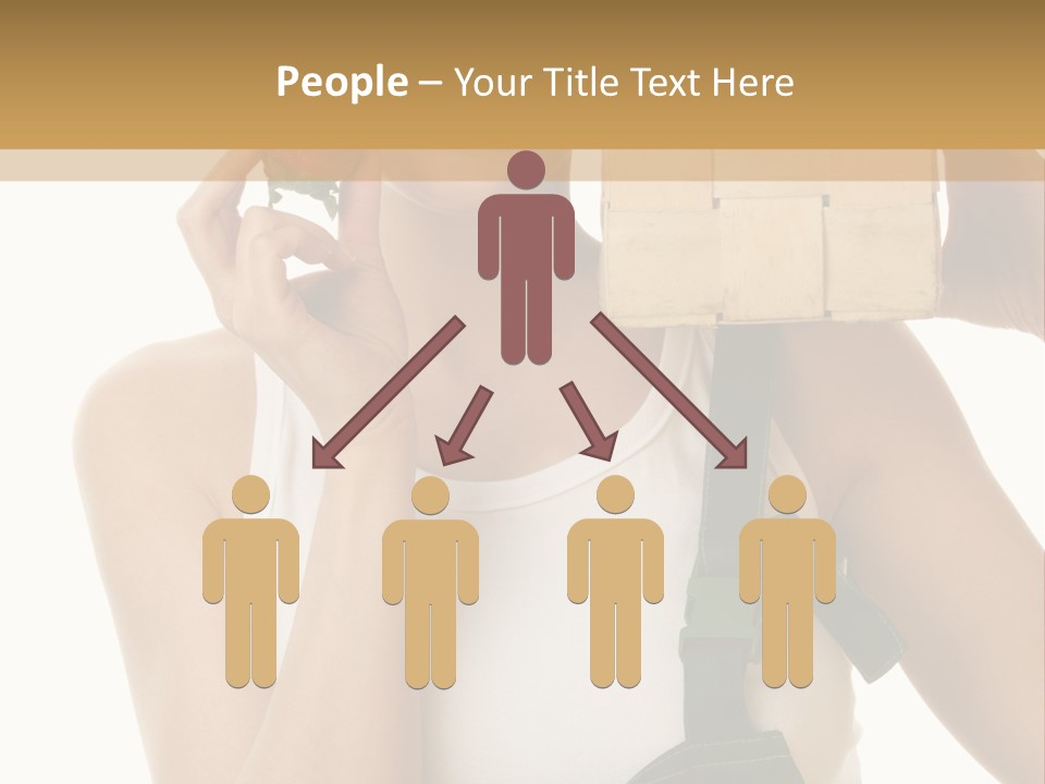 Braces White Hold PowerPoint Template