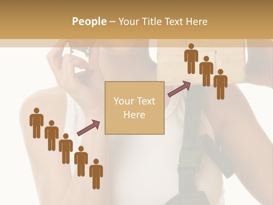 Braces White Hold PowerPoint Template