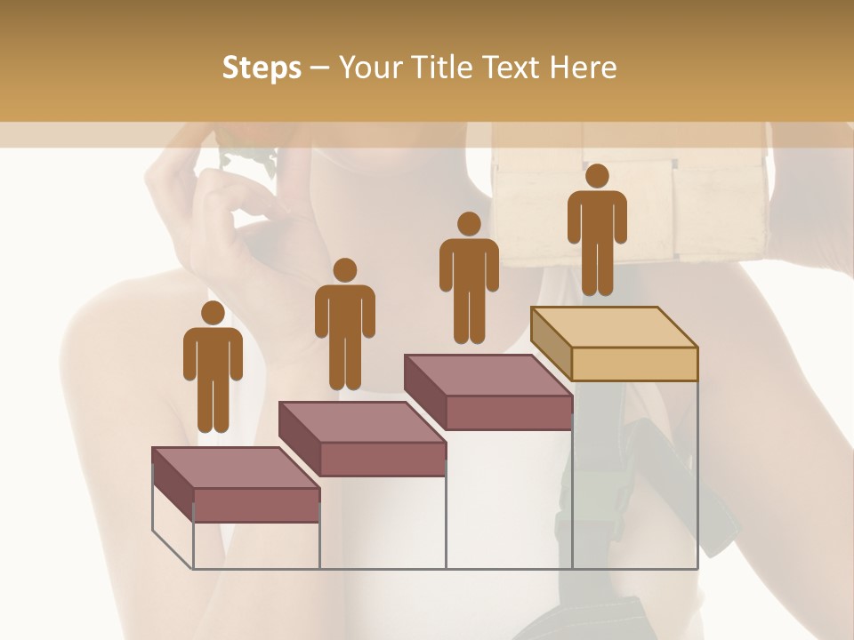 Braces White Hold PowerPoint Template
