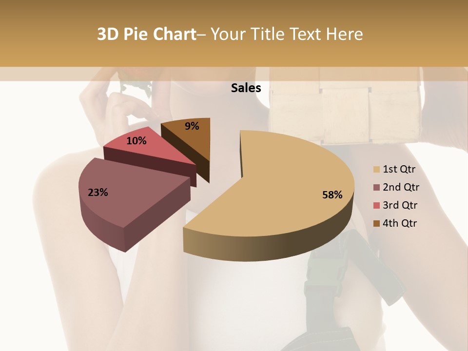 Braces White Hold PowerPoint Template