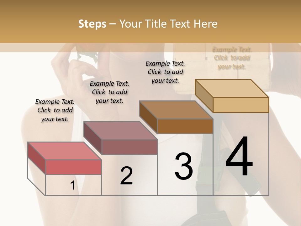 Braces White Hold PowerPoint Template