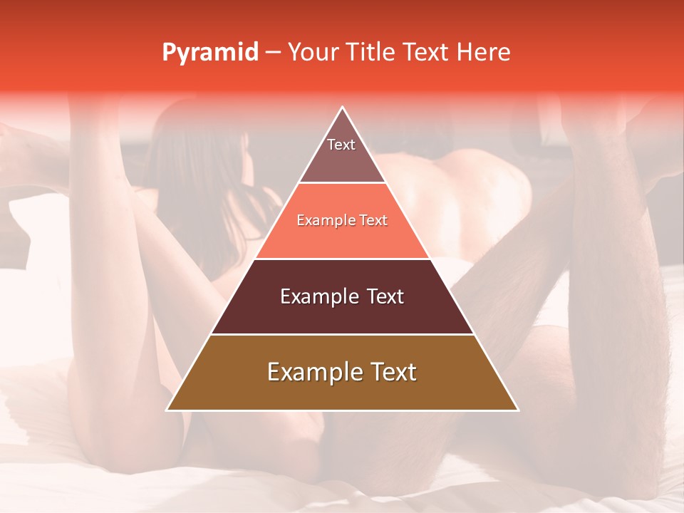 Girl And Boy In Bed PowerPoint Template