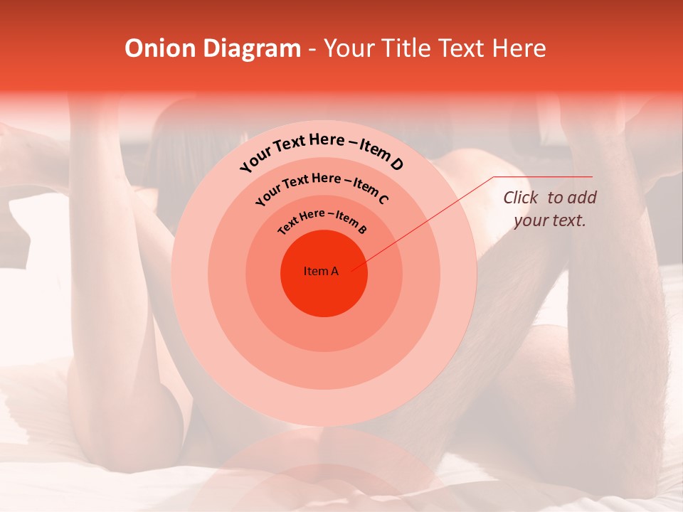 Girl And Boy In Bed PowerPoint Template