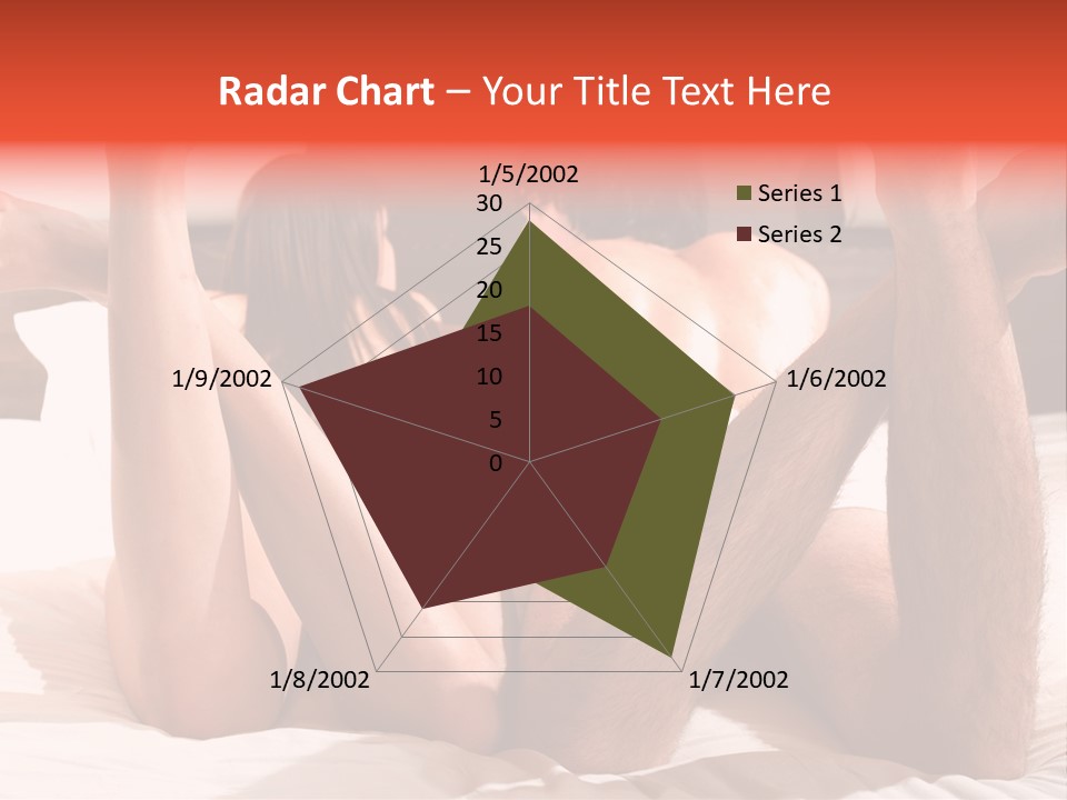 Girl And Boy In Bed PowerPoint Template