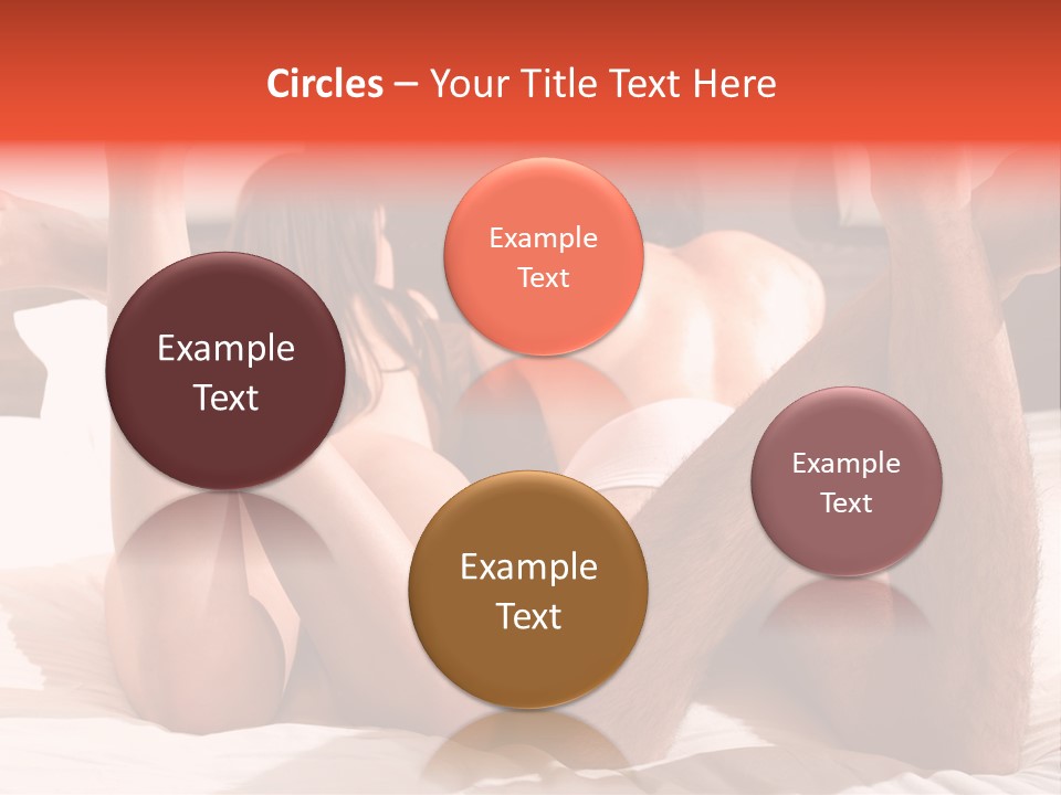 Girl And Boy In Bed PowerPoint Template