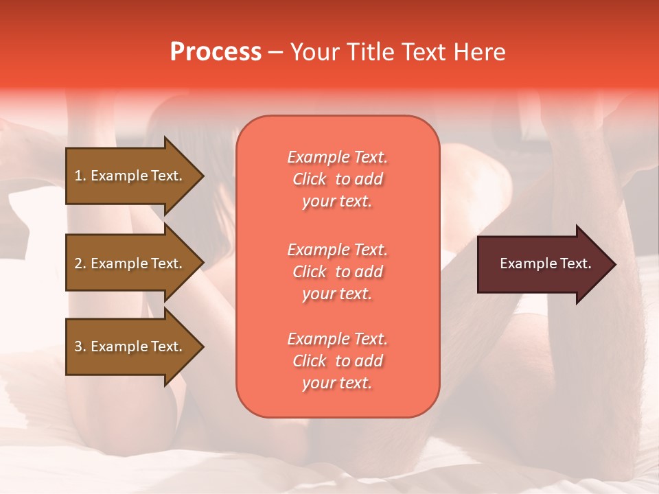 Girl And Boy In Bed PowerPoint Template