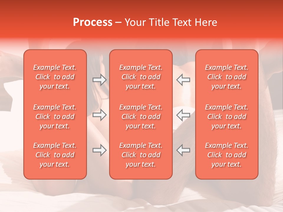 Girl And Boy In Bed PowerPoint Template