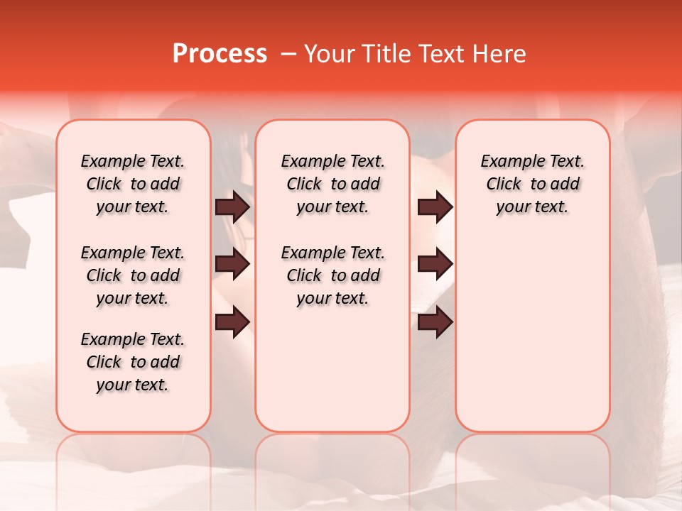 Girl And Boy In Bed PowerPoint Template