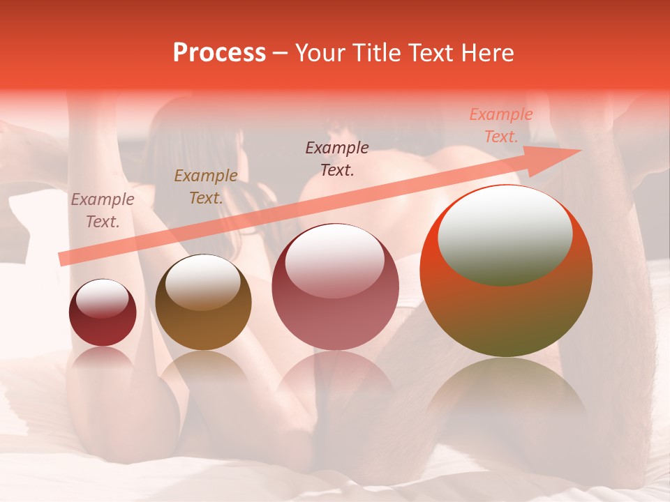 Girl And Boy In Bed PowerPoint Template