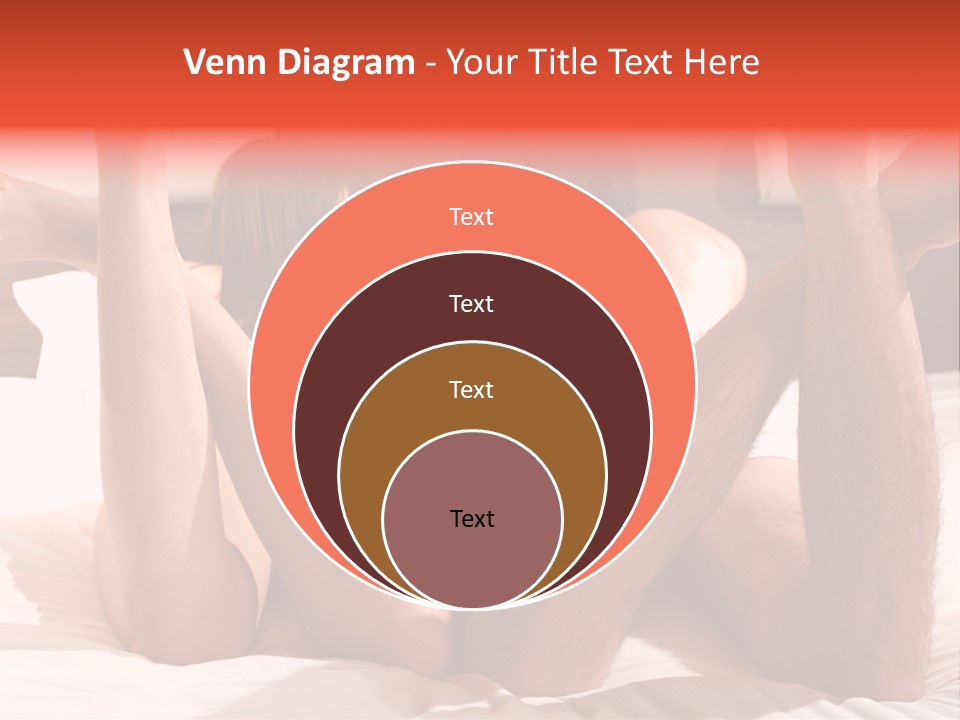 Girl And Boy In Bed PowerPoint Template