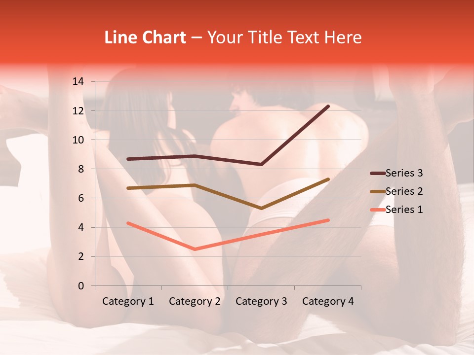 Girl And Boy In Bed PowerPoint Template