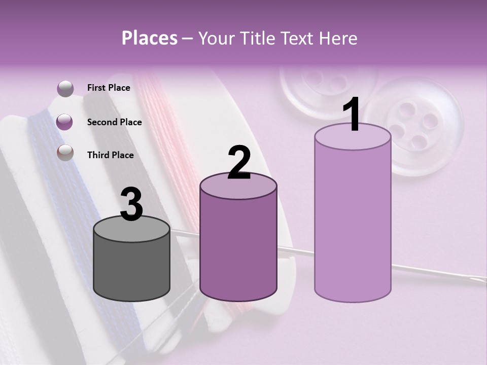 Sewing Cotton String PowerPoint Template