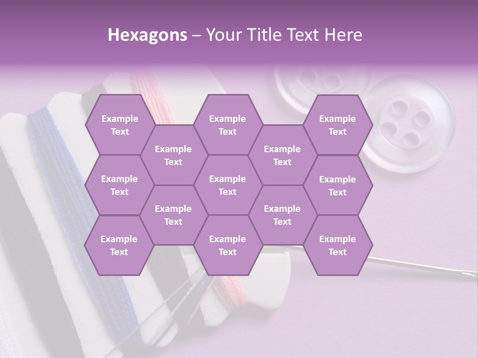 Sewing Cotton String PowerPoint Template