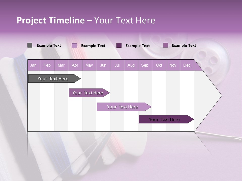 Sewing Cotton String PowerPoint Template