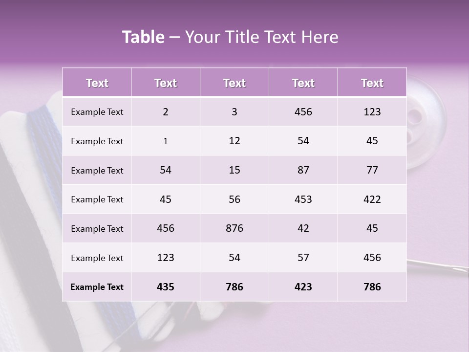 Sewing Cotton String PowerPoint Template