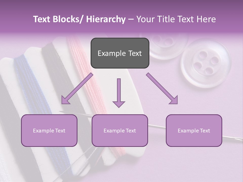 Sewing Cotton String PowerPoint Template