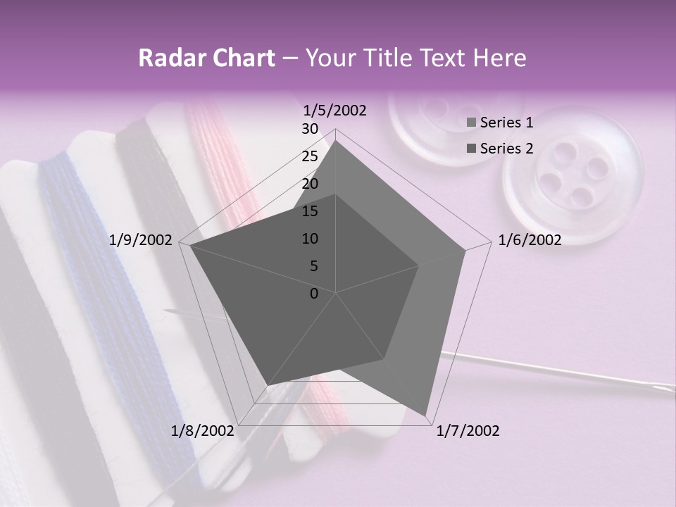 Sewing Cotton String PowerPoint Template