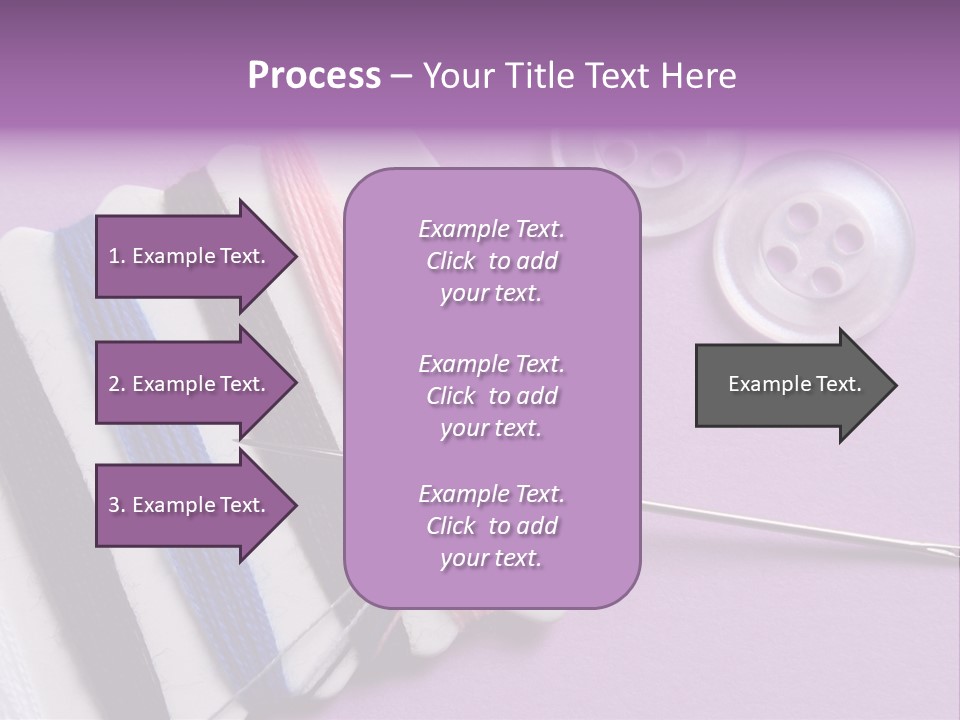Sewing Cotton String PowerPoint Template