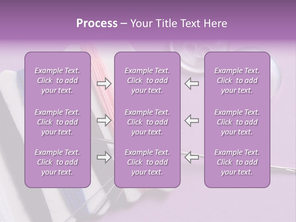 Sewing Cotton String PowerPoint Template
