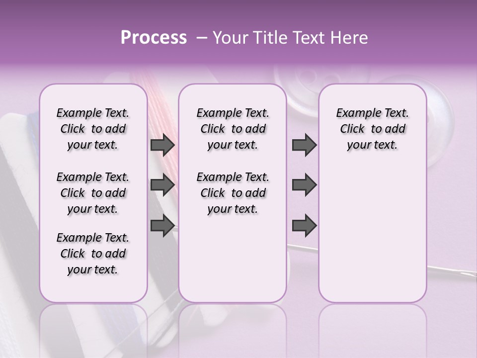 Sewing Cotton String PowerPoint Template