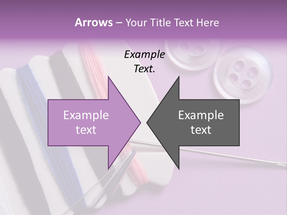 Sewing Cotton String PowerPoint Template