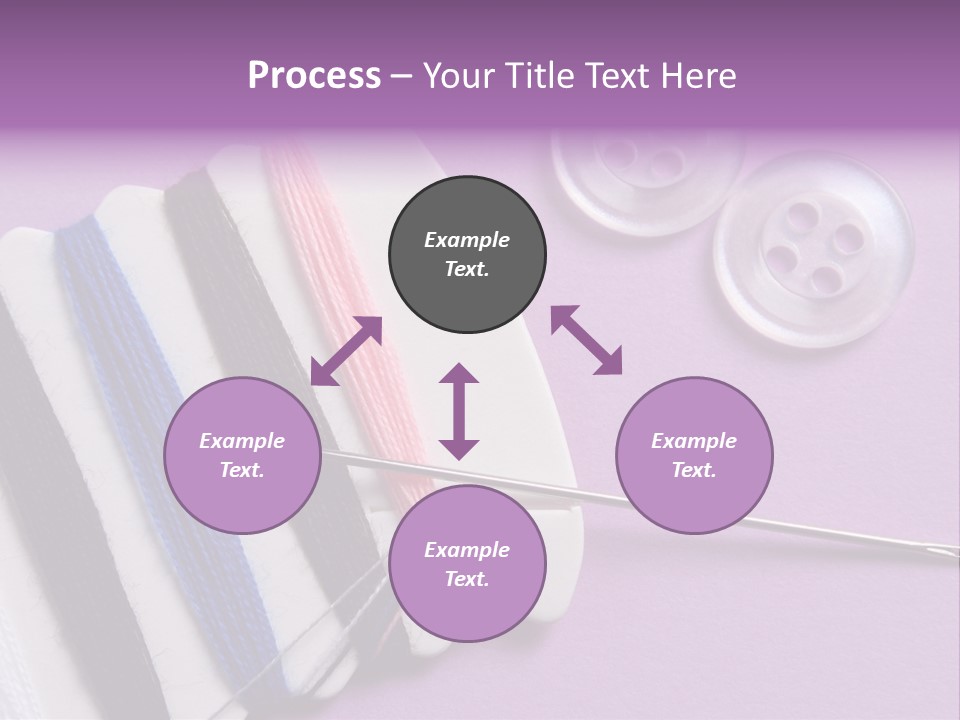Sewing Cotton String PowerPoint Template