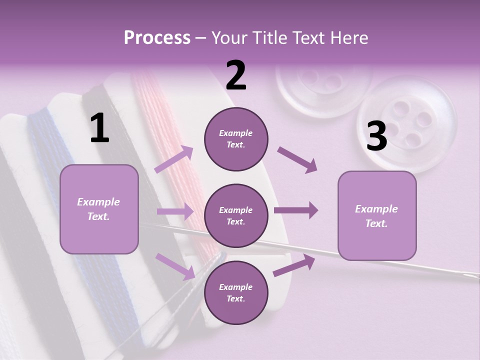 Sewing Cotton String PowerPoint Template