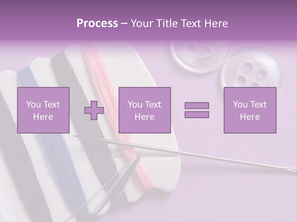 Sewing Cotton String PowerPoint Template